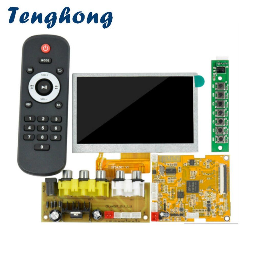 Tenghong-4.3 ġ ڵ  USB TF FM  LCD..